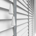 True White With Steel Tapes Eco-Wood