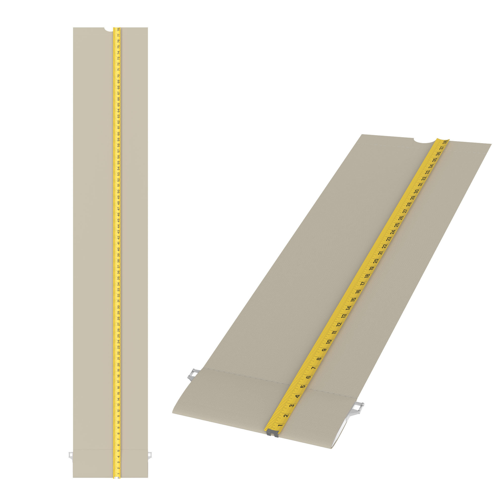 UniColour Beige 127mm Replacement Slats - Image 4