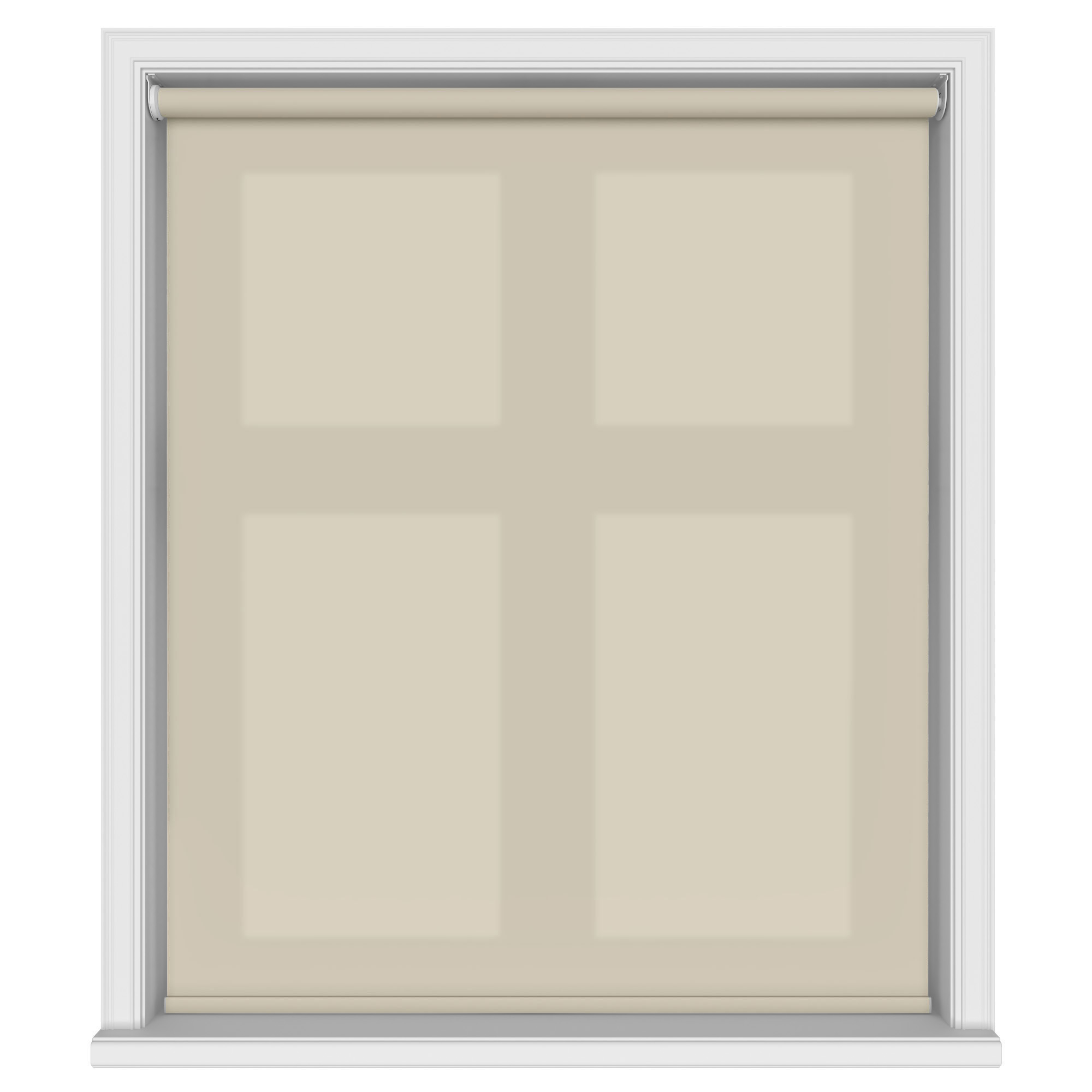 Unicolour Beige Motorised - Image 2