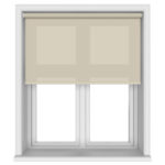 Unicolour Beige Motorised