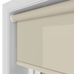 Unicolour Beige Motorised