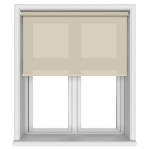 Unicolour Beige Motorised