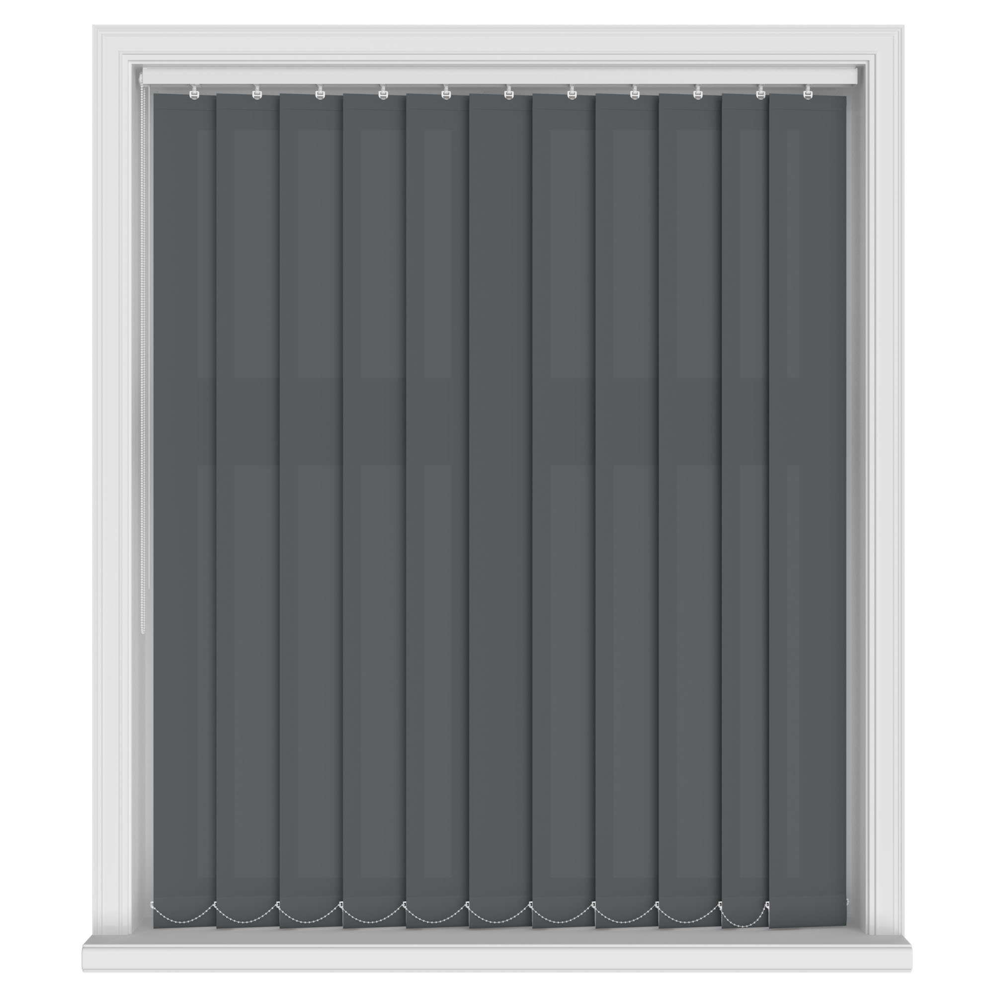 UniColour Charcoal 127mm Replacement Slats - Image 3