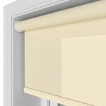 Unicolour Cream Motorised