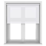 Unicolour White Motorised