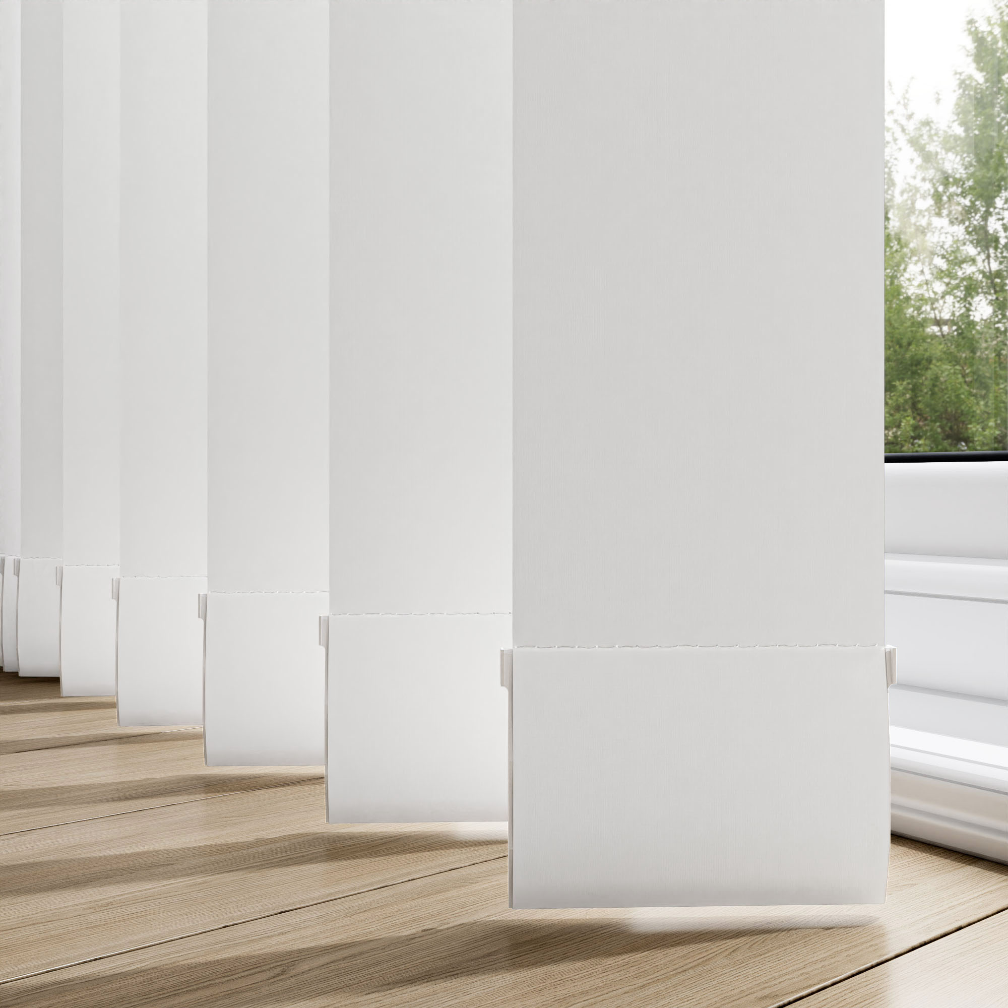 Unishade White Replacement Slats