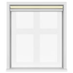Bella Butter Motorised Double Roller Blind
