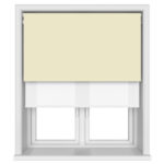 Bella Butter Motorised Double Roller Blind