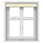 Bella Butter Motorised Double Roller Blind