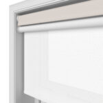 Bella Dove Motorised Double Roller Blind