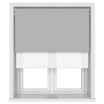 Bella Gable Motorised Double Roller Blind