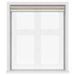 Bella Hessian Motorised Double Roller Blind