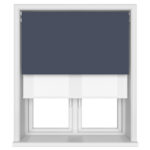Bella Indigo Motorised Double Roller Blind