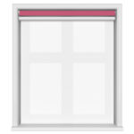 Bella Lipstick Motorised Double Roller Blind