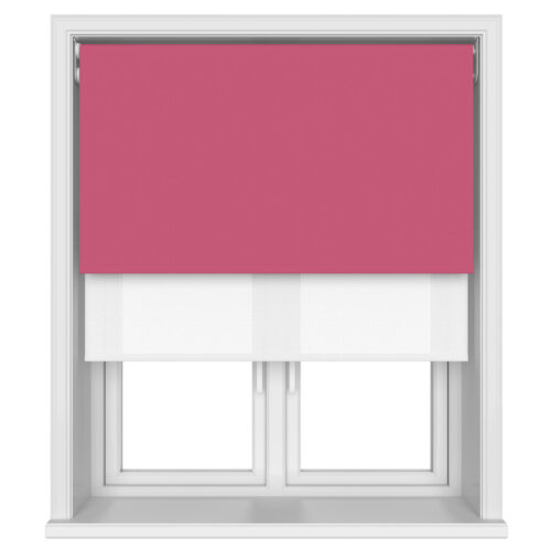 Bella Lipstick Motorised Double Roller Blind