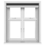 Bella Noir Motorised Double Roller Blind