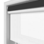 Bella Noir Motorised Double Roller Blind