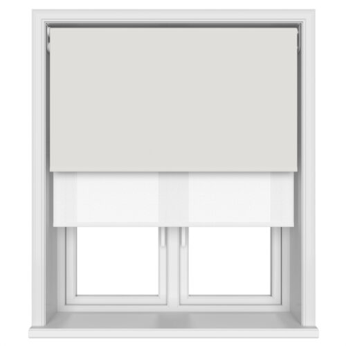Bella Paper Motorised Double Roller Blind