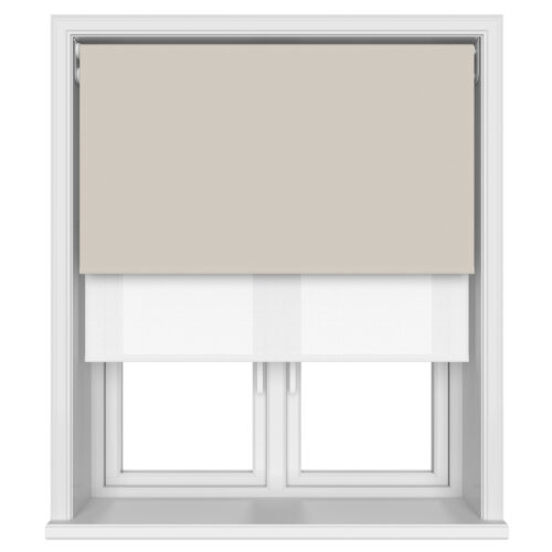 Bella Placid Motorised Double Roller Blind
