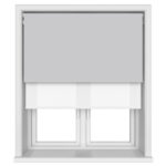 Bella Vellum Motorised Double Roller Blind