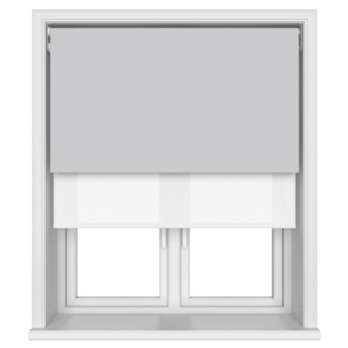 Bella Vellum Motorised Double Roller Blind