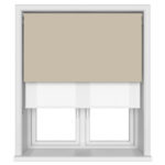 Bella Hessian Double Roller Blind