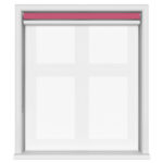 Bella Lipstick Double Roller Blind