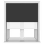 Bella Noir Double Roller Blind
