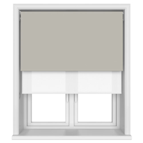 Bella Taupe Double Roller Blind