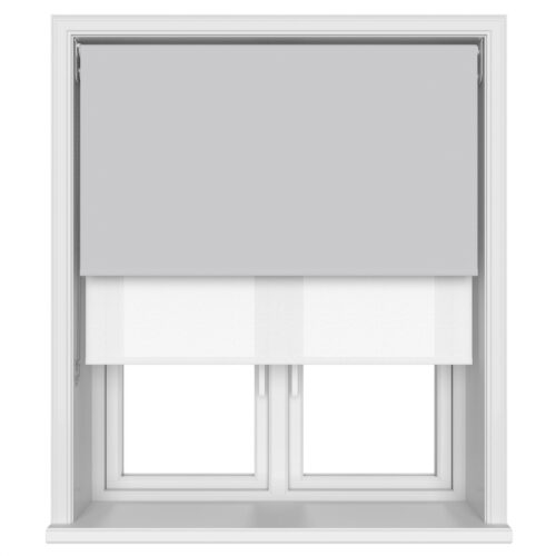 Bella Vellum Double Roller Blind