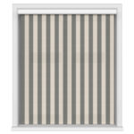Brighton Stripe Charcoal Cassette Motorised