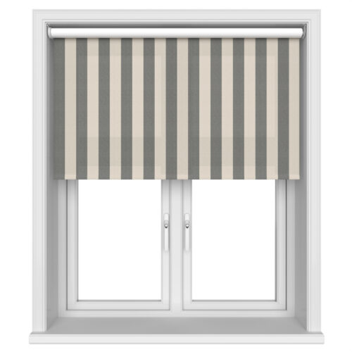 Brighton Stripe Charcoal Motorised