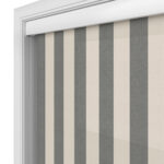Brighton Stripe Charcoal Cassette Motorised