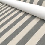 Brighton Stripe Charcoal Cassette Motorised