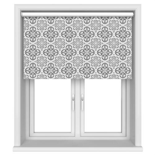 Mosaic Monochrome Blackout Motorised