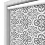 Mosaic Monochrome Blackout Motorised