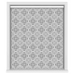 Mosaic Monochrome Blackout Motorised