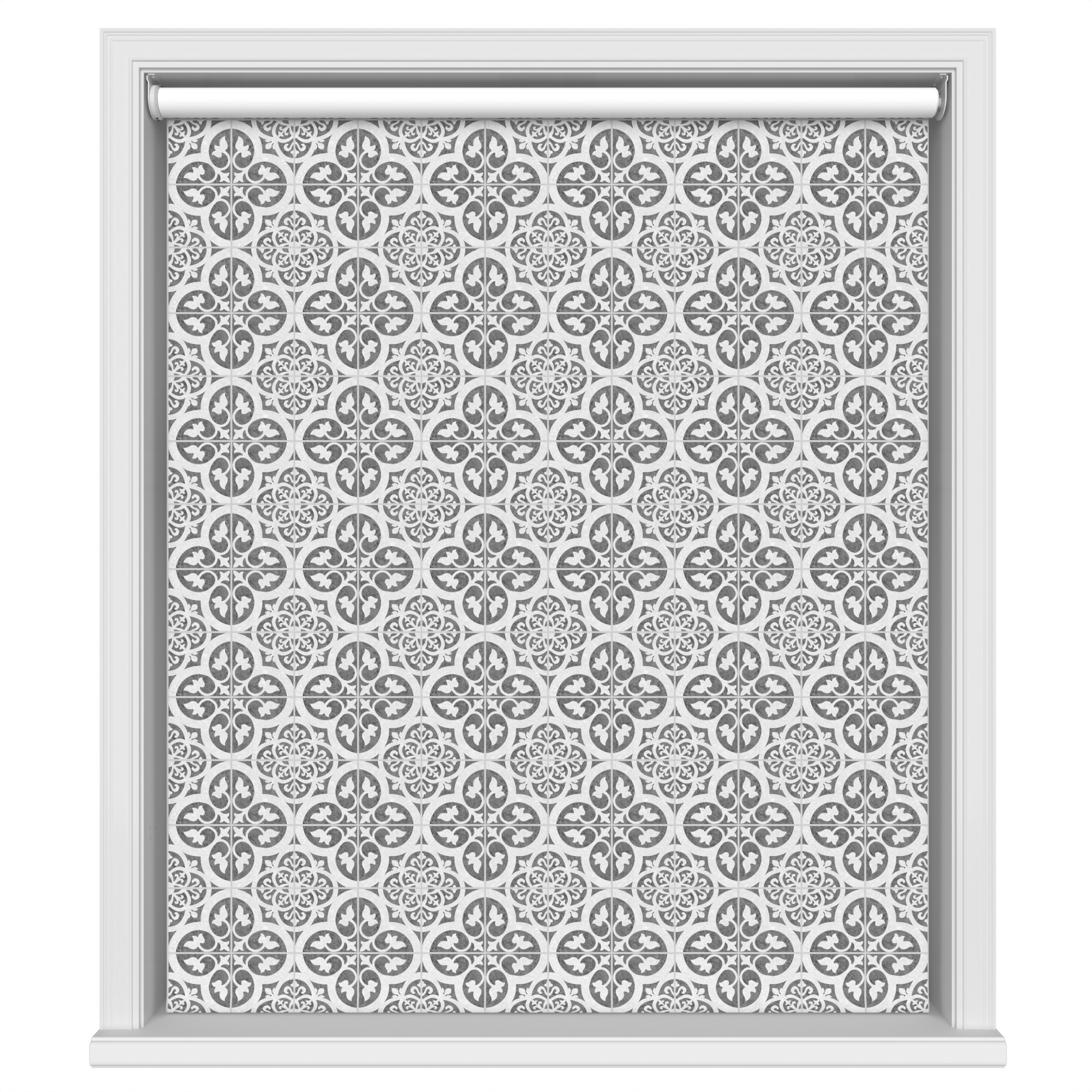 Mosaic Monochrome Blackout Motorised - Image 2