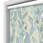 Paradise Palm Blue Blackout Motorised