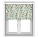 Paradise Palm Green Blackout Motorised