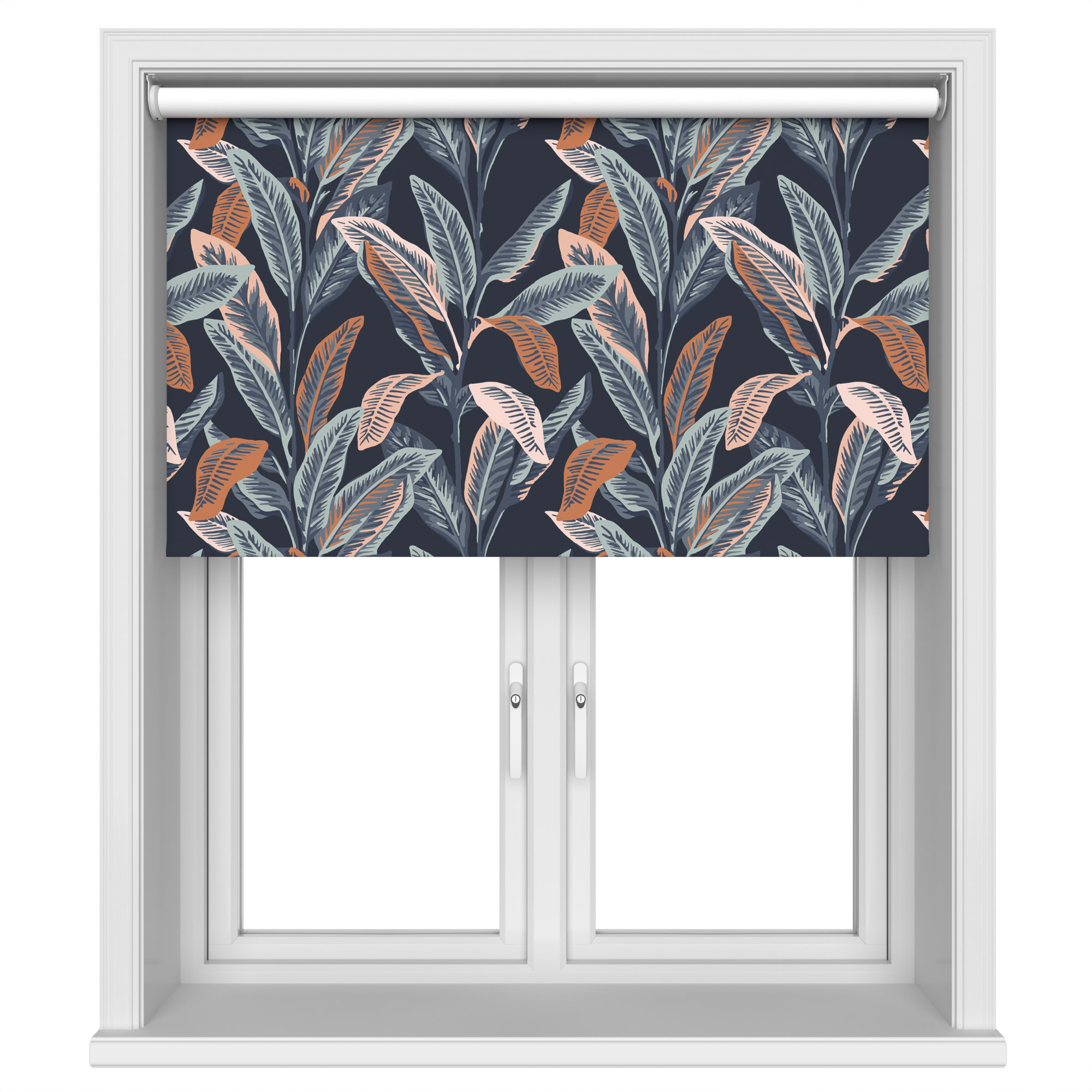 Tropical Palm Lagoon Blackout Motorised