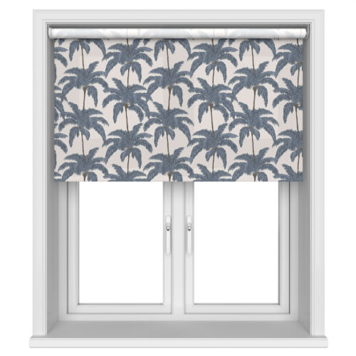 Vintage Palm Indigo Motorised