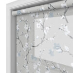 Cherry Blossom Misty Blue Motorised