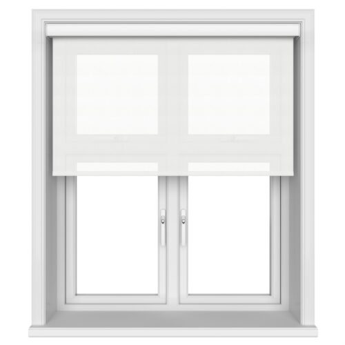 Voile White Cassette Motorised