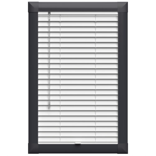 Pure White Perfect Fit Anthracite Frame
