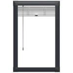 Pure White Perfect Fit Anthracite Frame