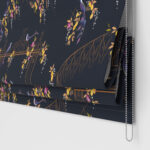 Sara Miller Birds & Gate Deep Navy No Drill