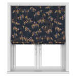 Sara Miller Birds & Gate Deep Navy Motorised