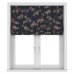 Sara Miller Birds & Gate Deep Navy Motorised