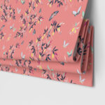 Sara Miller Butterflies & Trellis Peach Motorised